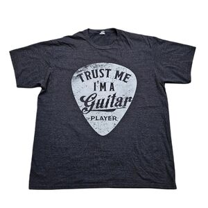 Trust Me I'm A Guitar Player T-Shirt XL Music Pick Acoustic Electric Musician